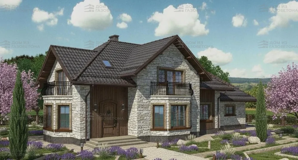 Проект Двухэтажный дом 21 на 12, 280 м2