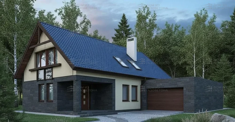 Проект Двухэтажный дом 16 на 13, 178 м2