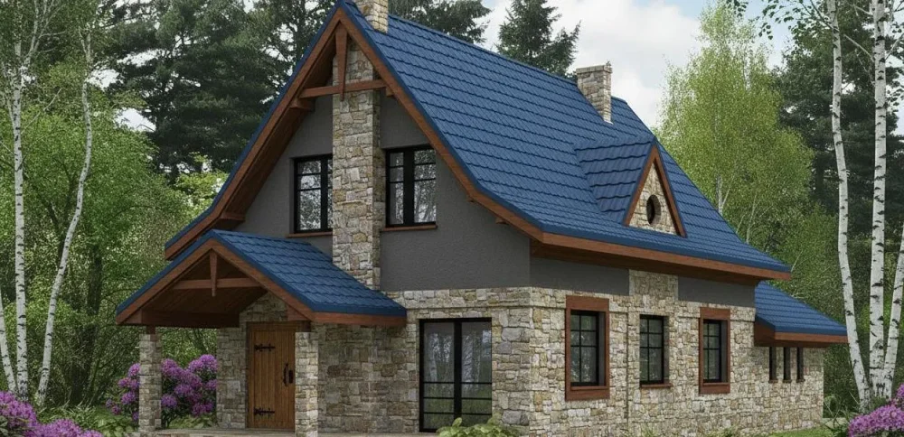 Проект Двухэтажный дом 8 на 19, 141 м2