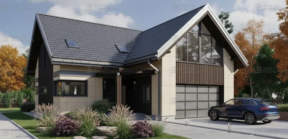 Проект Двухэтажный дом 13 на 15, 200 м2