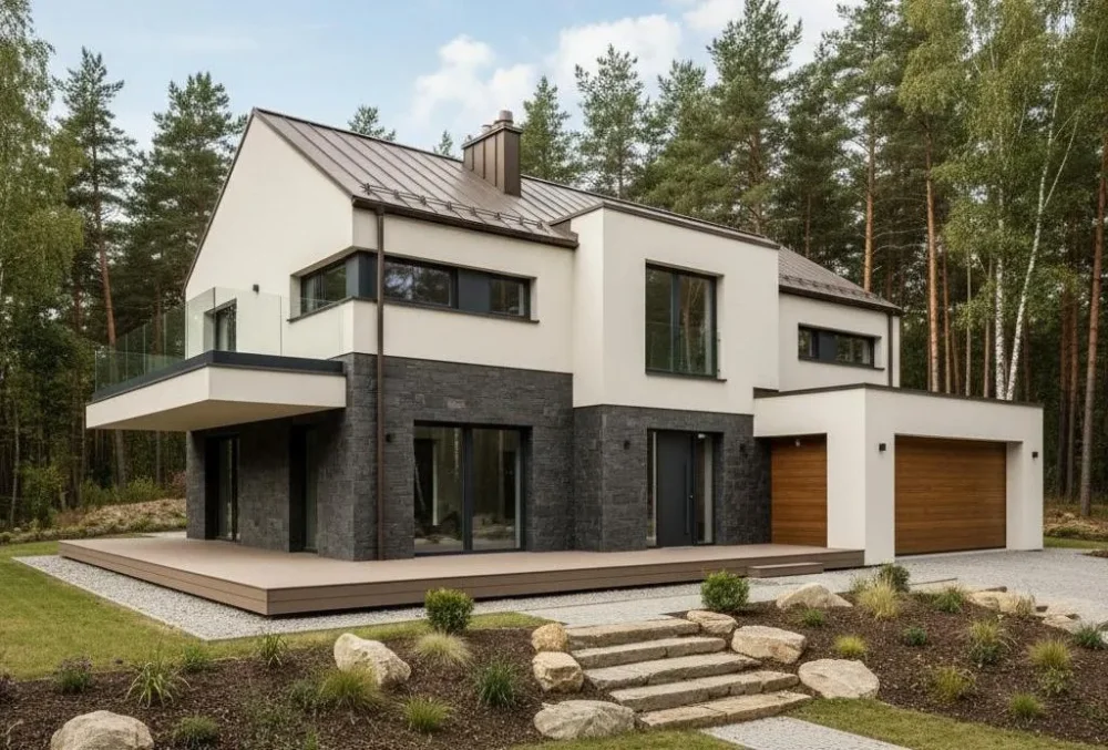 Проект Двухэтажный дом 16 на 17, 265 м2