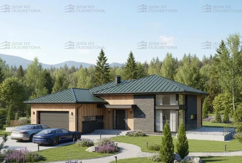 Проект Двухэтажный дом 12 на 9, 125 м2