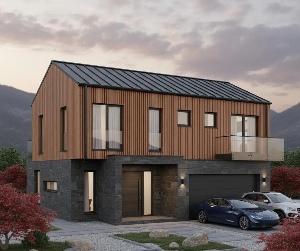 Проект Двухэтажный дом 16 на 14, 251 м2