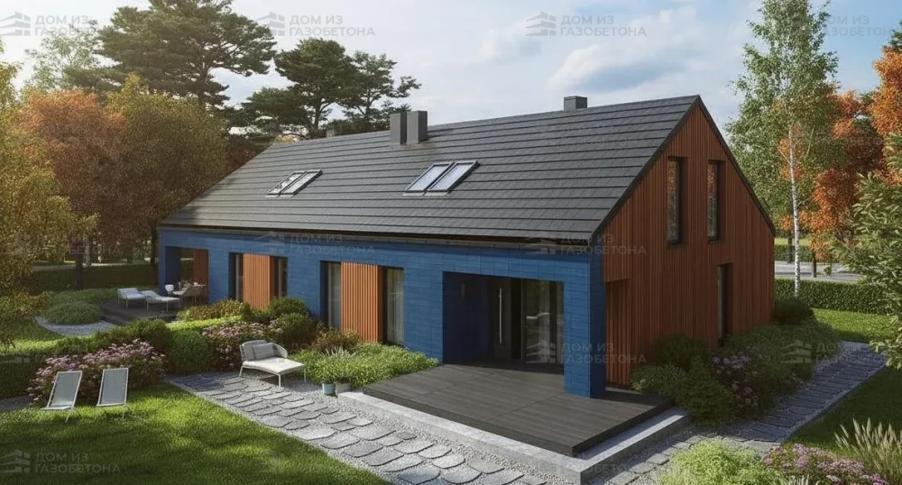 Проект Двухэтажный дом 7 на 11, 131 м2