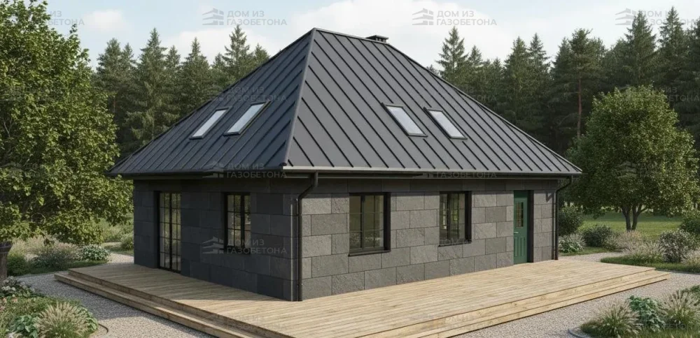 Проект Двухэтажный дом 14 на 9, 183 м2