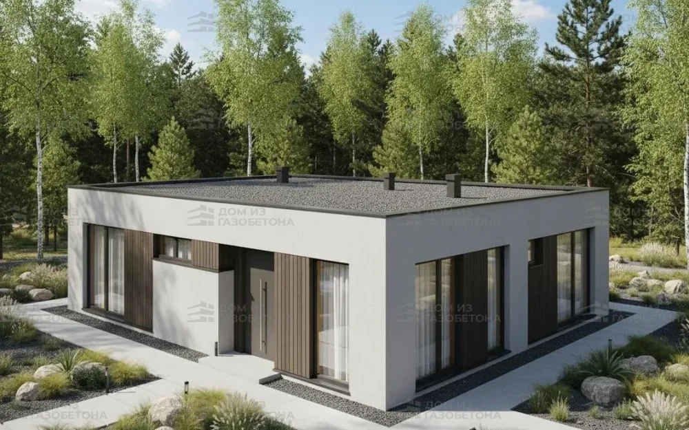 Проект Двухэтажный дом 11 на 10, 138 м2